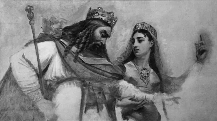 Клотильда подошла к мужу очень близко и взглянула прямо в лицо От - фото 19