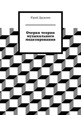 Юрий Дружкин Очерки теории музыкального моделирования обложка книги
