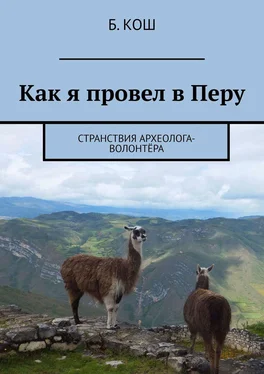 Б. Кош Как я провел в Перу. Странствия археолога-волонтёра обложка книги