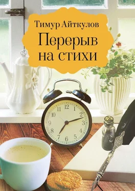 Тимур Айткулов Перерыв на стихи. Сборник стихотворений обложка книги