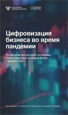 Коллектив авторов Цифровизация бизнеса во время пандемии обложка книги