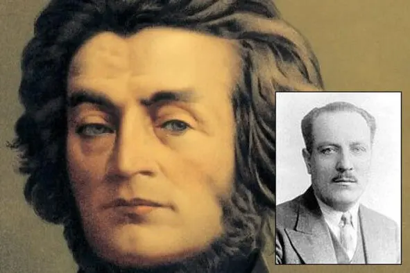 На картинке Павла Мицкевича Адам Мицкевич и ЕвгенийК Мицкевич Источник - фото 37