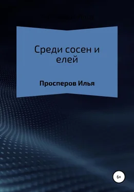 Илья Просперов Среди сосен и елей обложка книги