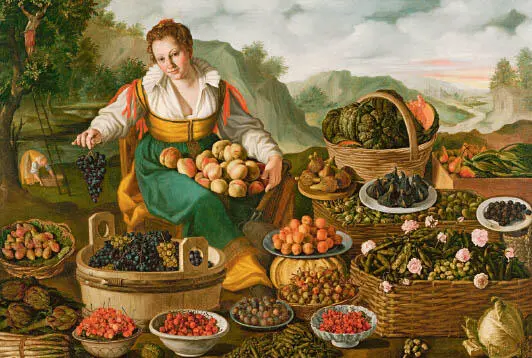 Die Obst Verkäuferin 1580 Italienischer Renaissance Maler Vincenzo Campi - фото 14