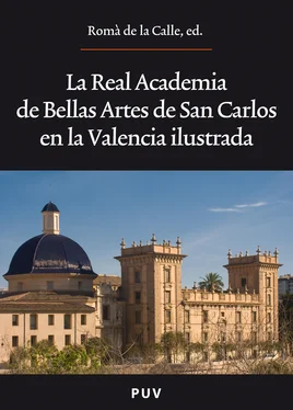 Autores Varios La Real Academia de Bellas Artes de San Carlos en la Valencia ilustrada обложка книги