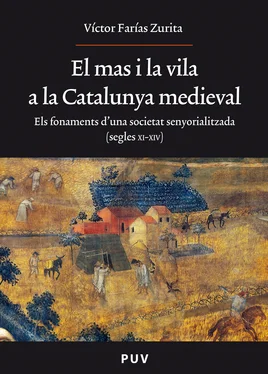 Víctor Farías Zurita El mas i la vila a la Catalunya medieval обложка книги