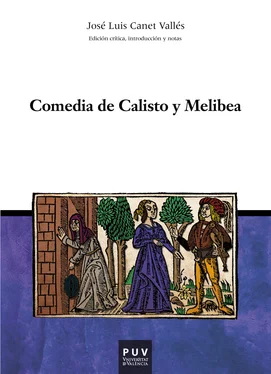 Josep Lluís Canet Vallés Comedia de Calisto y Melibea обложка книги