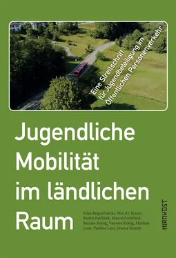 Moritz Braun Jugendliche Mobilität im ländlichen Raum обложка книги