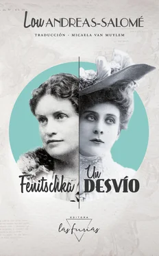 Lou Andreas-Salomé Fenitschka / Un desvío обложка книги