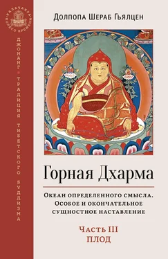 Долпола Гьялцен Горная Дхарма. Океан определенного смысла. Особое и окончательное сущностное наставление. Часть III. Плод обложка книги