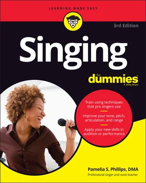 Pamelia S. Phillips Singing For Dummies обложка книги