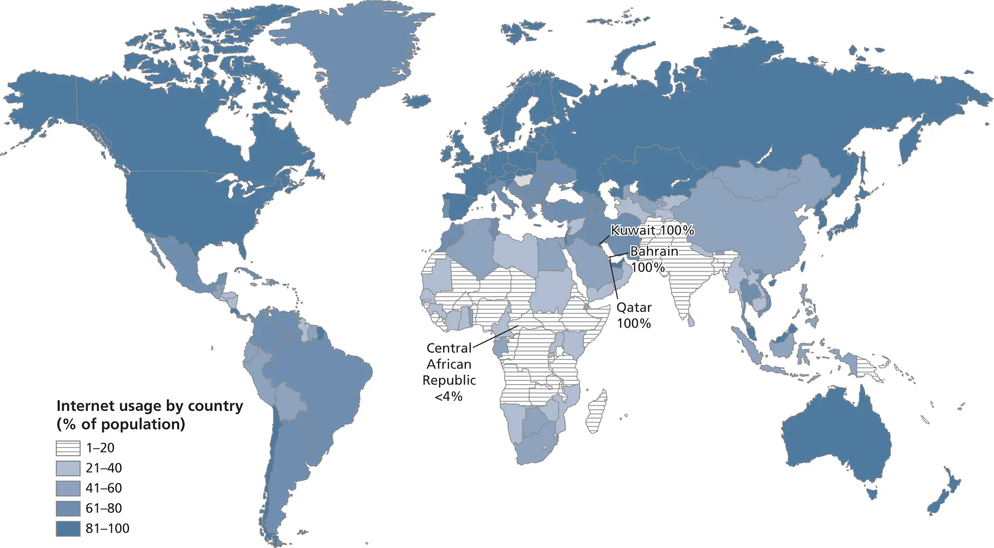 Figure 21 Internet Usage by Country of population As of 2019 49 of the - фото 4