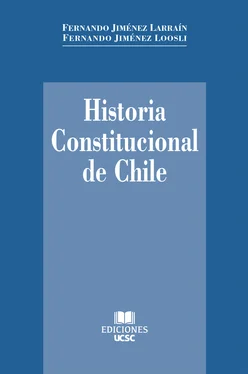 Fernando Jiménez Loosli Historia constitucional de Chile обложка книги
