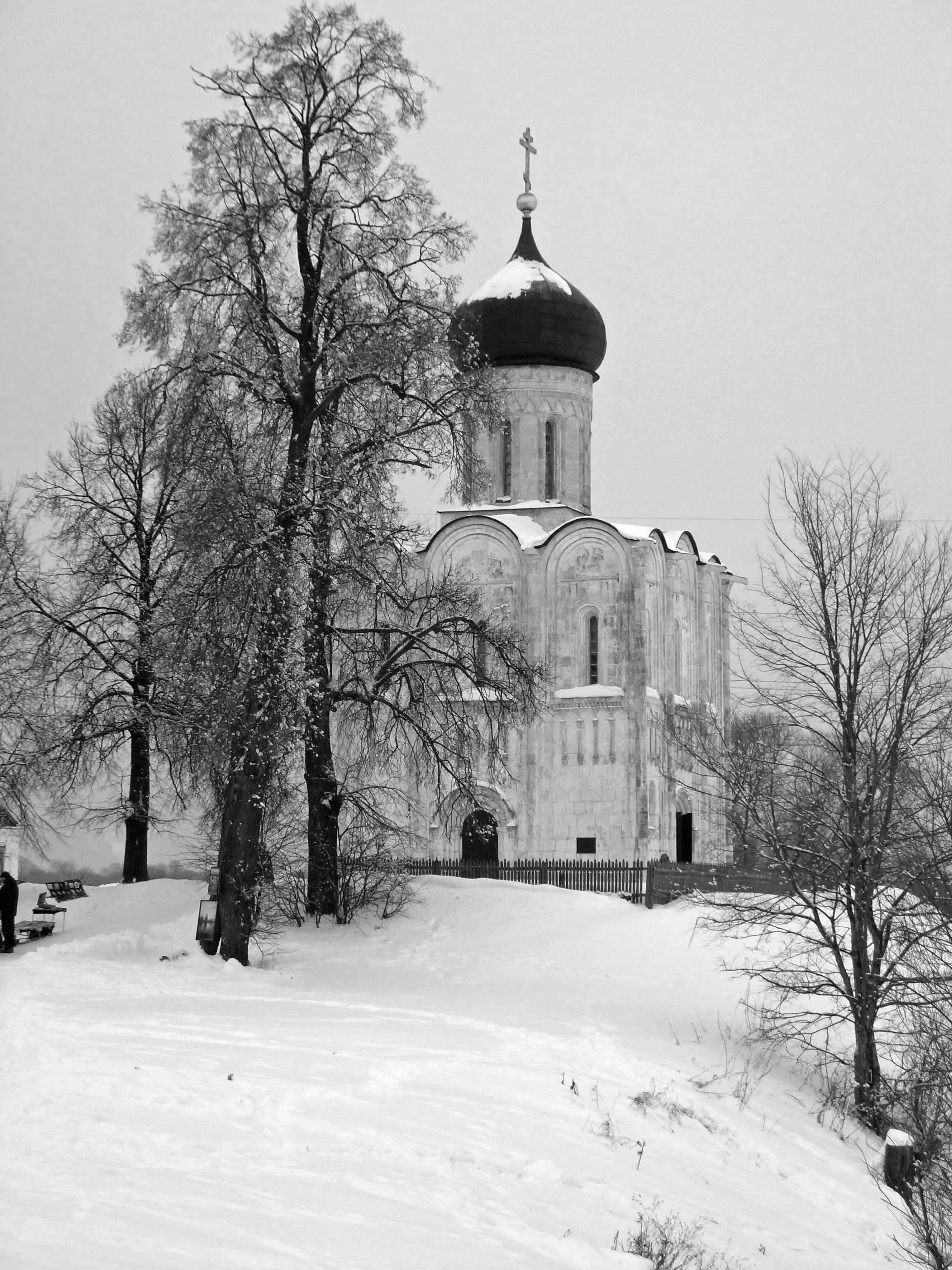 Церковь Покрова на Нерли Мы остановились возле зимнего дворца с огромными - фото 3