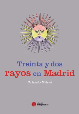 Orlando Milani Treinta y dos rayos en Madrid обложка книги