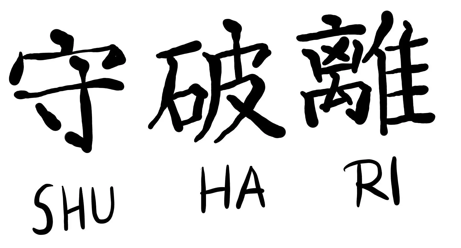 Abb 15 ShuHaRi in Kanji geschrieben Wenn die Regeln befolgt wurden und - фото 13