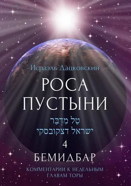 Исраэль Дацковский Роса пустыни 4. Бемидбар. Комментарии к недельным главам Торы обложка книги