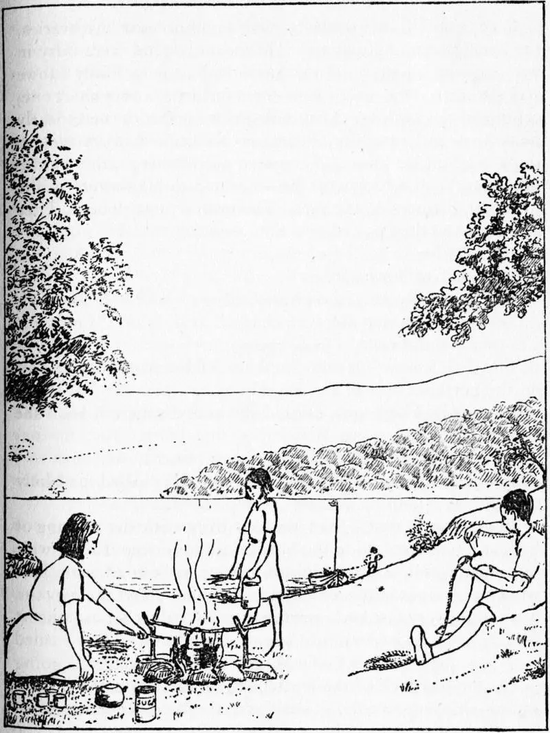 THE CAMP FIRE On one tack John took her right into Houseboat Bay close by the - фото 12
