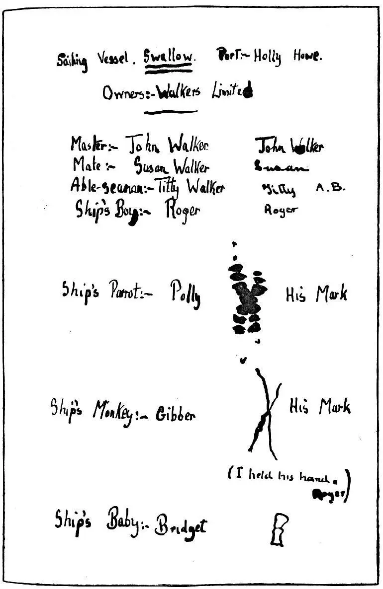 Chapter I The Swallow and Her Crew Table of Contents A handy ship and a - фото 54