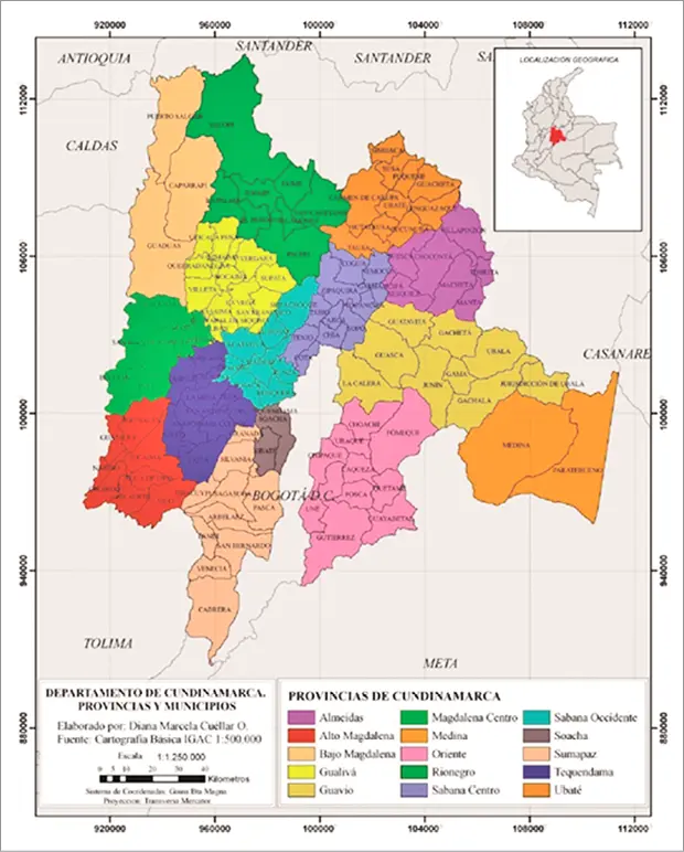 Figura 3 Ubicación de municipios y provincias del departamento de - фото 11