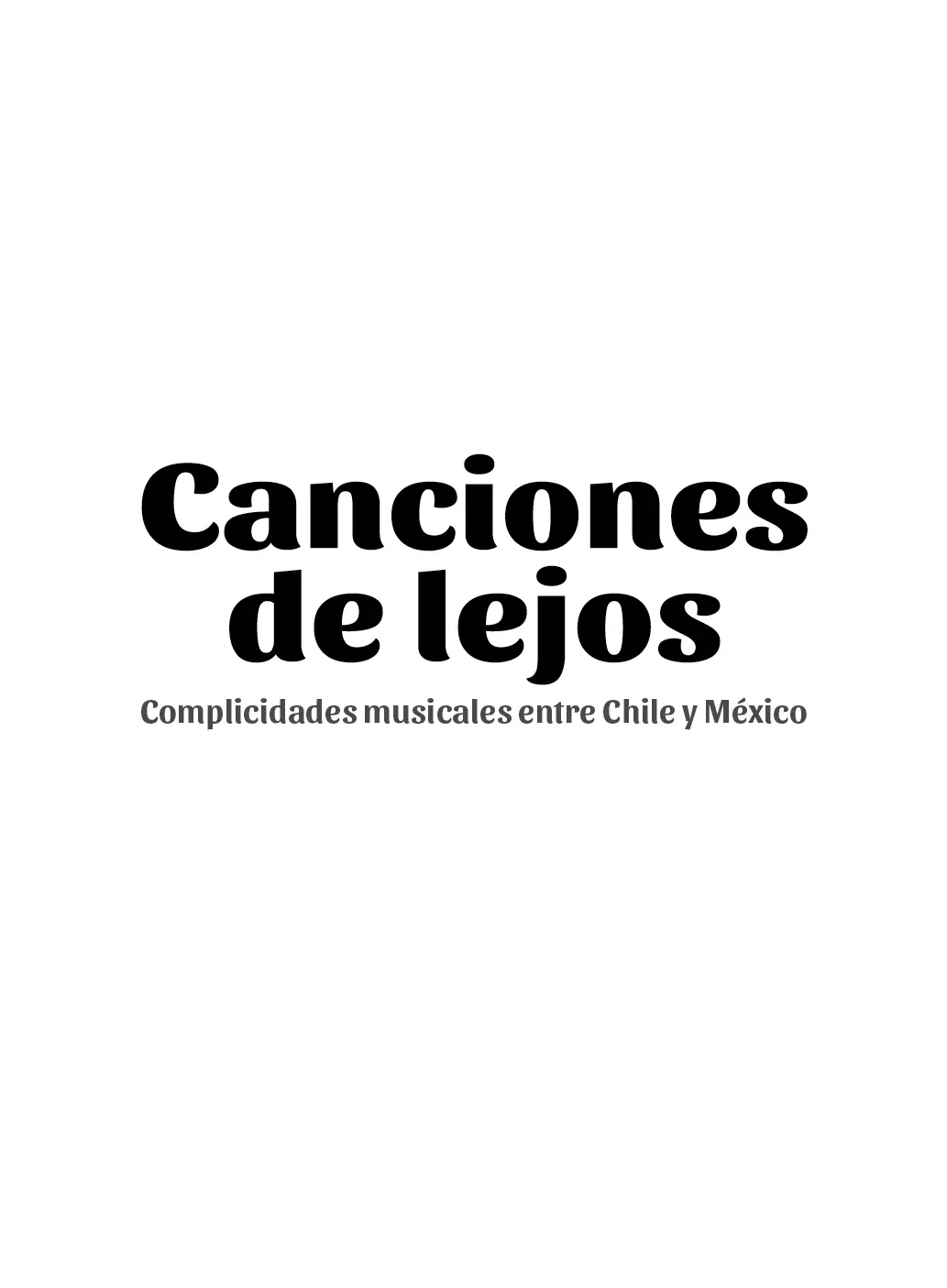 Canciones de lejos - фото 1