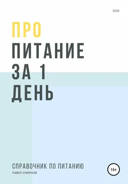 Павел Смирнов Про питание за 1 день обложка книги