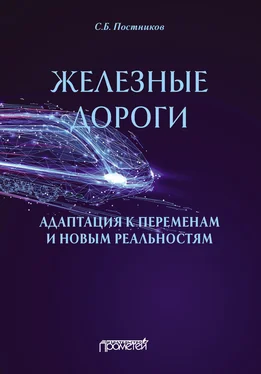 Сергей Постников Железные дороги: адаптация к переменам и новым реальностям обложка книги