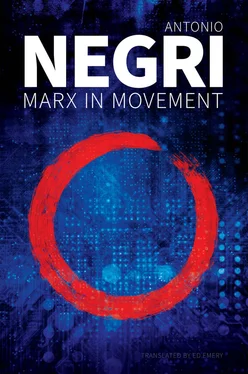 Antonio Negri Marx in Movement обложка книги