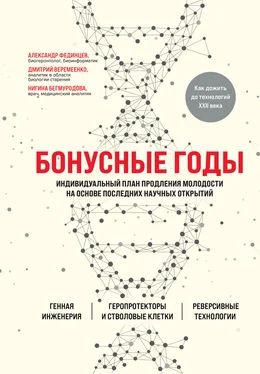 Александр Фединцев Бонусные годы. Индивидуальный план продления молодости на основе последних научных открытий обложка книги