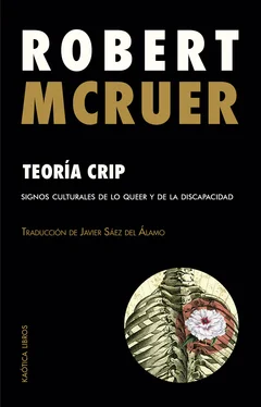 Robert McRuer Teoría crip обложка книги