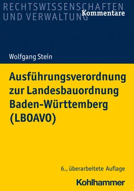 Wolfgang Stein Ausführungsverordnung zur Landesbauordnung Baden-Württemberg (LBOAVO) обложка книги