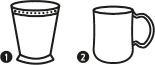 MintJulepBecher MoscowMuleBecher Das TYPISCHE SHOTGLAS - фото 39