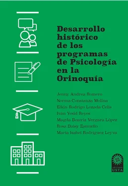 Rosa Daisy Zamudio González Desarrollo histórico de los programas de Psicología en la Orinoquía обложка книги
