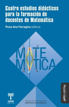 Rosa Ana Ferragina Cuatro estudios didácticos para la formación de docentes de Matemática обложка книги