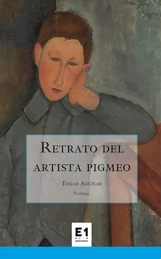 Edgar Aguilar Retrato del artista pigmeo обложка книги