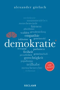 Alexander Görlach Demokratie. 100 Seiten обложка книги