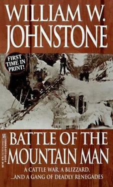 William Johnstone Battle of the Mountain Man обложка книги