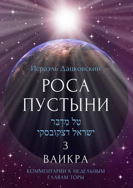 Исраэль Дацковский Роса пустыни 3. Ваикра. Комментарии к недельным главам Торы обложка книги