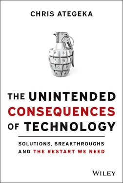 Chris Ategeka The Unintended Consequences of Technology обложка книги