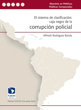 Alfredo Rodríguez Banda El sistema de clasificación: caja negra de la corrupción policial обложка книги