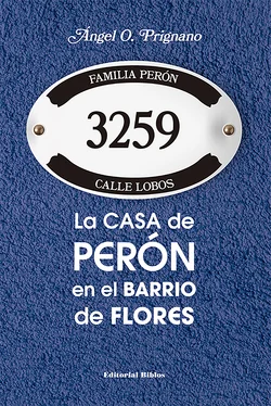 Ángel O. Prignano La casa de Perón en el barrio de Flores обложка книги