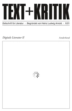 Hannes Bajohr TEXT + KRITIK Sonderband - Digitale Literatur II обложка книги
