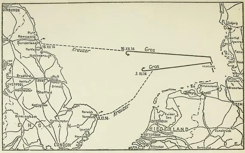 The Bombardment of the East Coast on November 3 and December 16 1914 This - фото 2