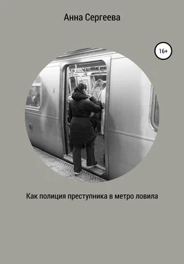 Анна Сергеева Как полиция преступника в метро ловила обложка книги