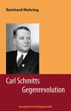 Reinhard Mehring Carl Schmitts Gegenrevolution обложка книги