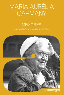 Maria Aurèlia Capmany Memòries обложка книги