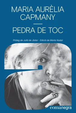 Maria Aurèlia Capmany Farnés Pedra de toc обложка книги