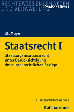 Ute Mager Staatsrecht I обложка книги
