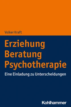 Volker Kraft Erziehung - Beratung - Psychotherapie обложка книги