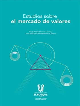 Fredy Andrei Herrera Osorio Estudio sobre el mercado de valores обложка книги